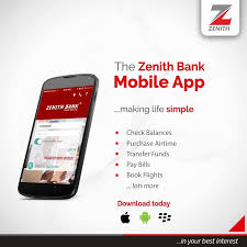 Zenith Bank Mobile App